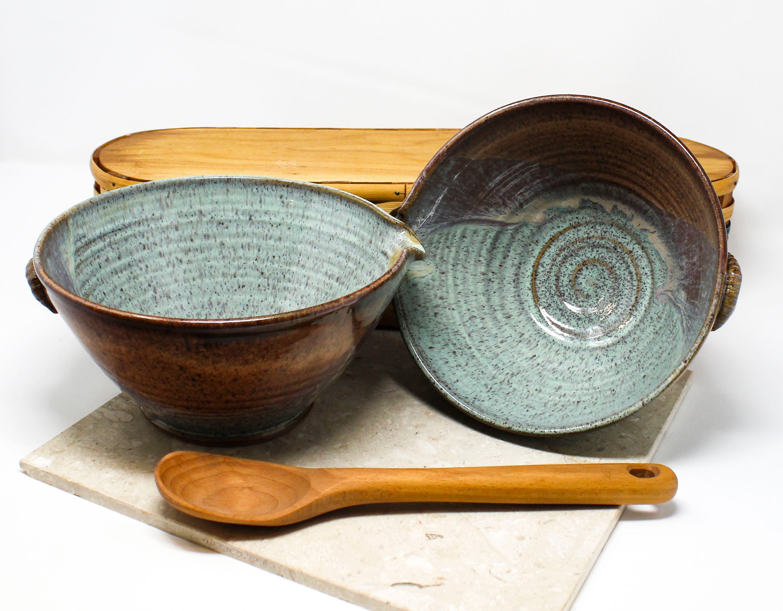 Japanese Ceramic Bowls Handles, Japanese Mixing Bowl